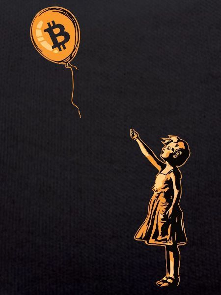 Bitcoin Balloon Girl
