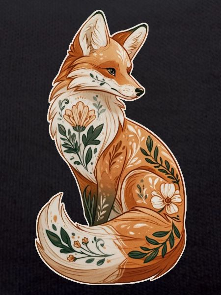 Renard décoratif
