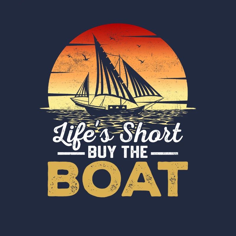 Vintage Retro Segelboot Geschenk