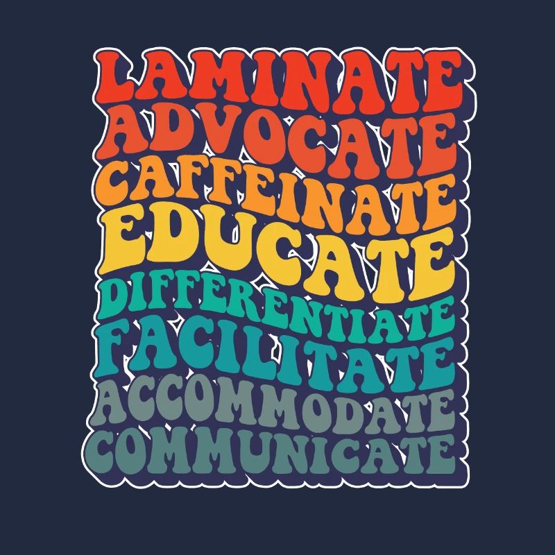 SPED Teacher Laminate Collaborate Autism
