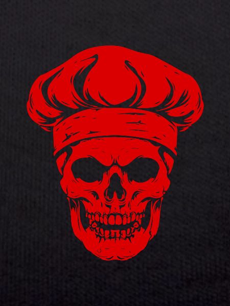 Cook Skull Skeleton Chef