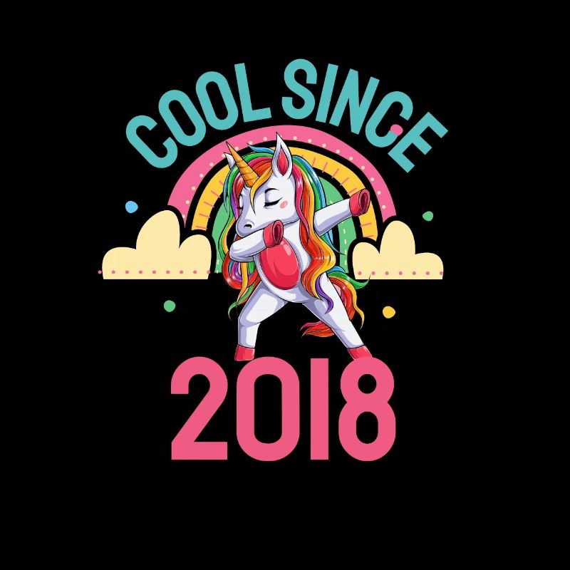 Cool seit 2018 Dabbing Einhorn 4. Geburtstag