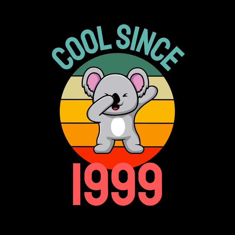 Cool seit 1999 Retro Dabbing Koala 23. Geburtstag