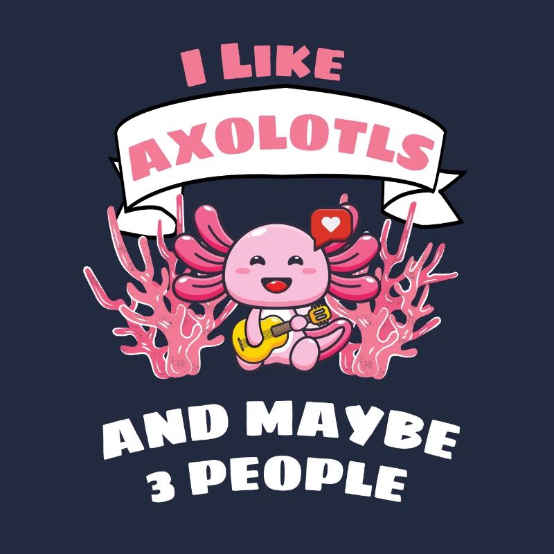 Tail Lurch Guitars Funny Gift Axolotl