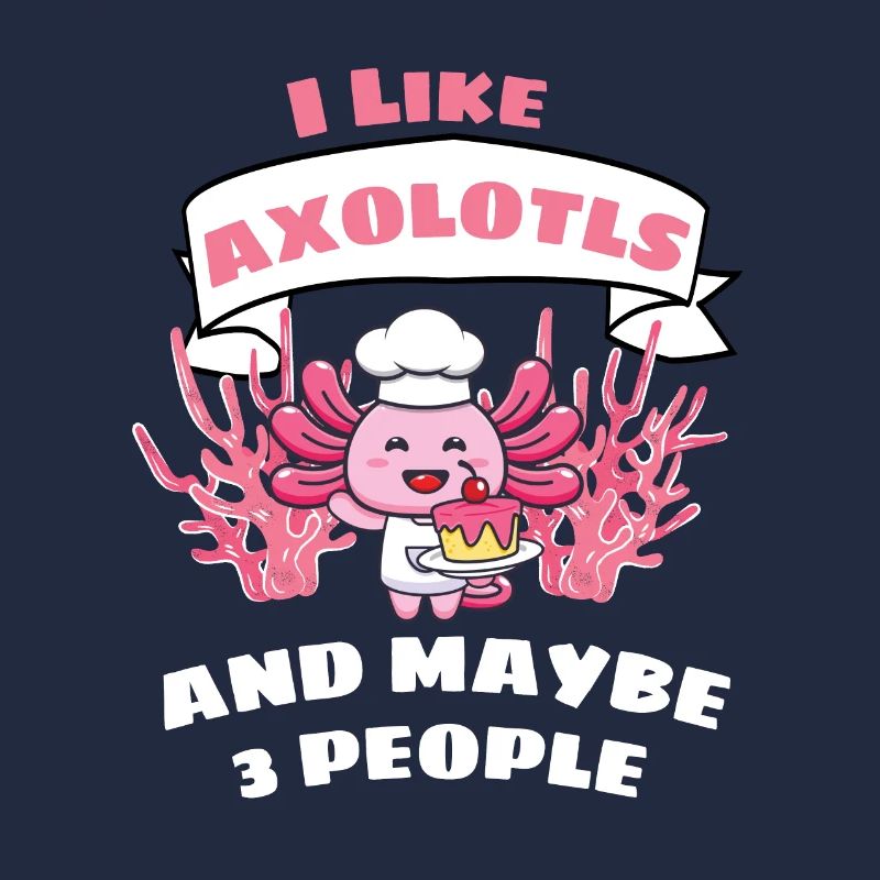 Tail Lurch Funny Gift Baker Axolotl