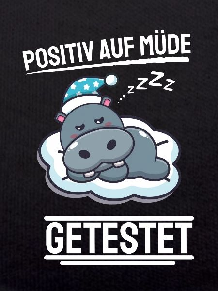 Lustiges Langschläfer Hippo Geschenk Nilpferd