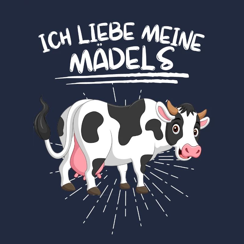 Tierliebhaber Bauern Mädchen Geschenk Kuh