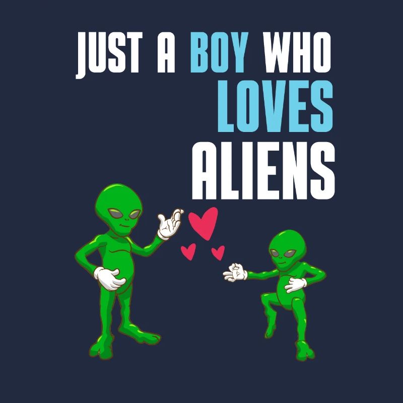 Außerirdischer Jungen Sci Fi UFO Geschenk Alien