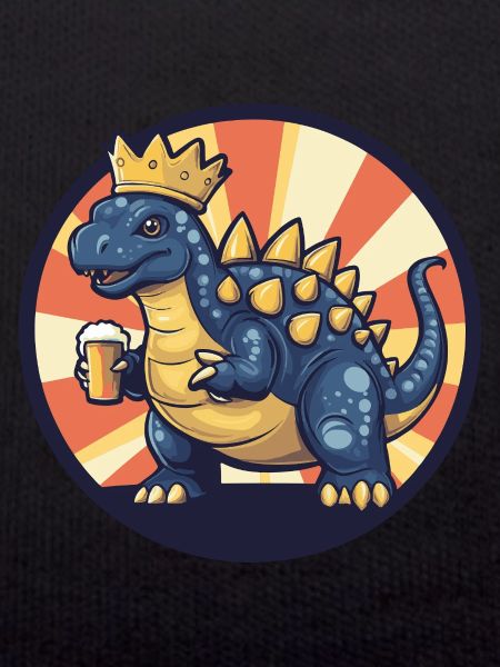 Dinosaur stegosaurus beer