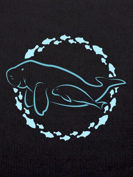 Manatee with baby