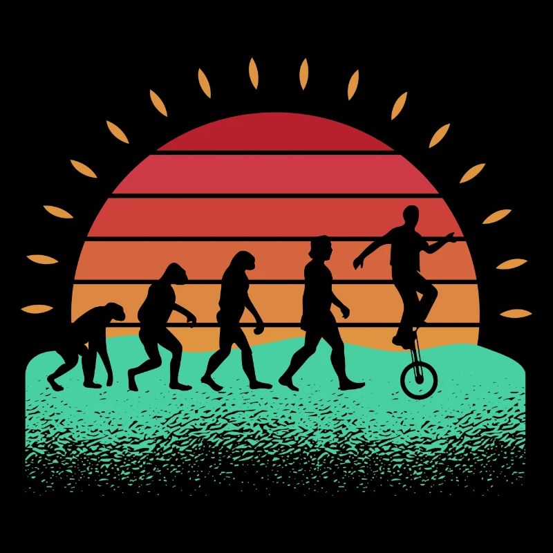 Kunstrad Fahrrad Einrad