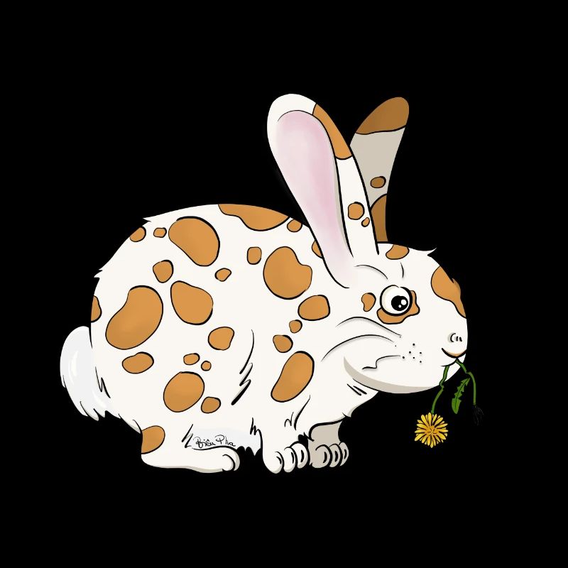 Hase mit Löwenzahn