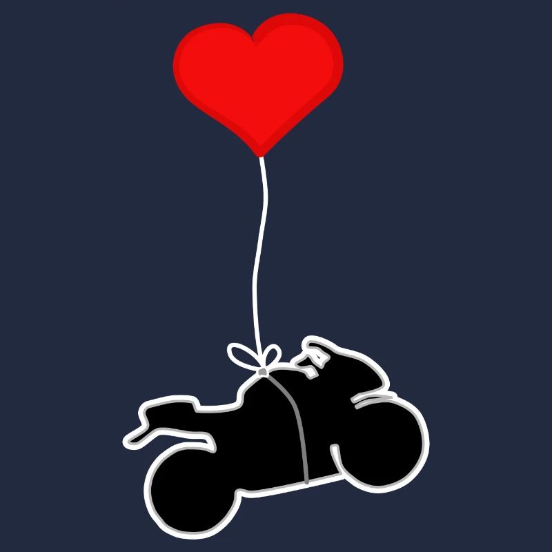 Motorrad mit Herz