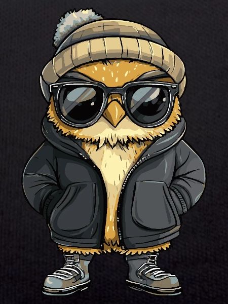 Eule Cool Comic