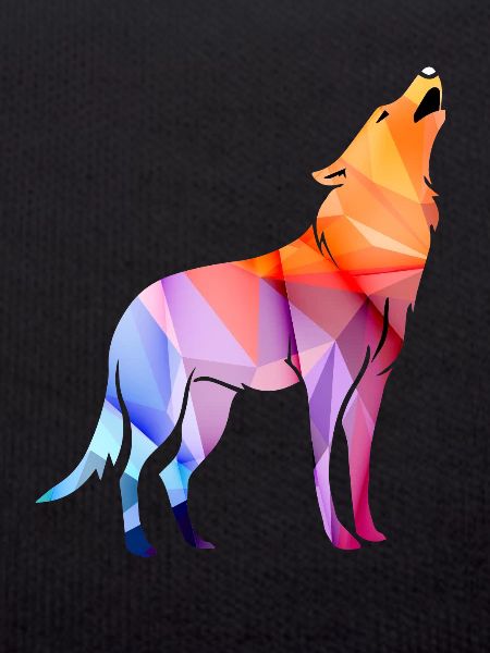Howling Polygon Wolf