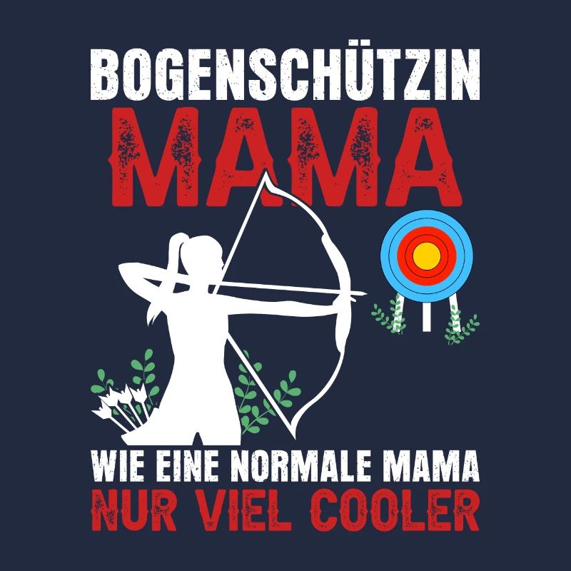 Bogenschützin Mama Bogenschießen Geschenk Mutter