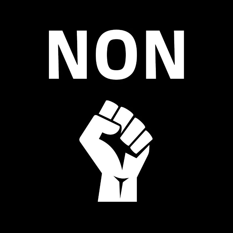 NON dessin pour manif, manifestation, réforme
