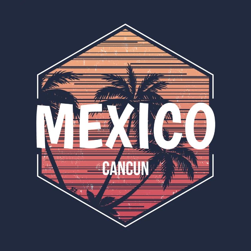 Cancun Mexico Beach Vacation Souvenir