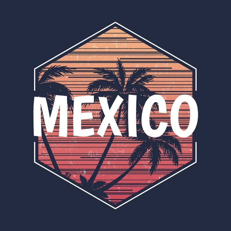 Souvenir de vacances à la plage à Mexico