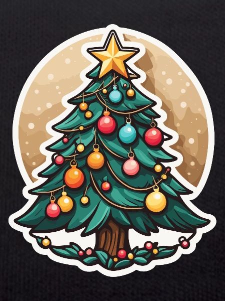 Christmas Tree Drawing Christmas