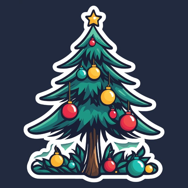 Arbre de Noël Dessin de Noël