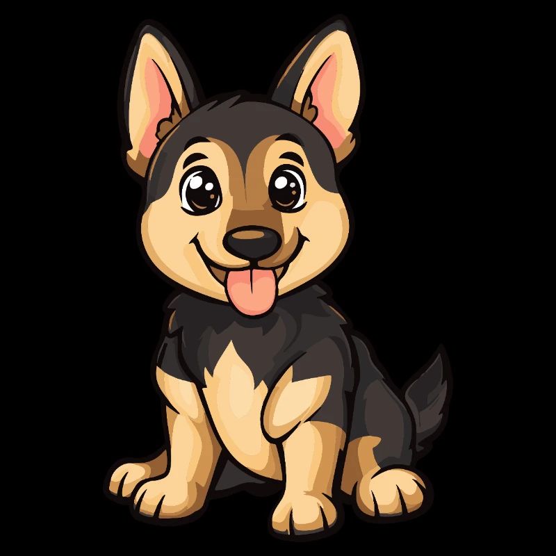 Chien de berger mignon