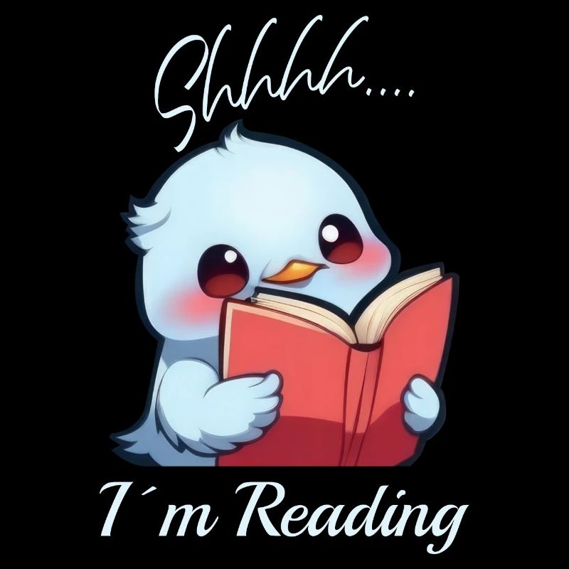 Vogel mit Buch