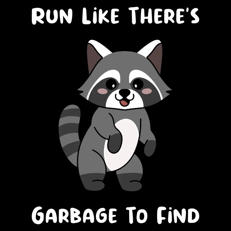 Waschbär Racoon Lustig Spruch Geschenk