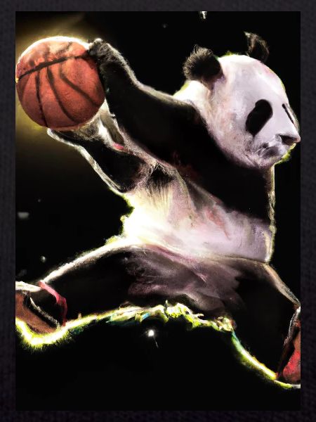 Basketball Dunk Panda
