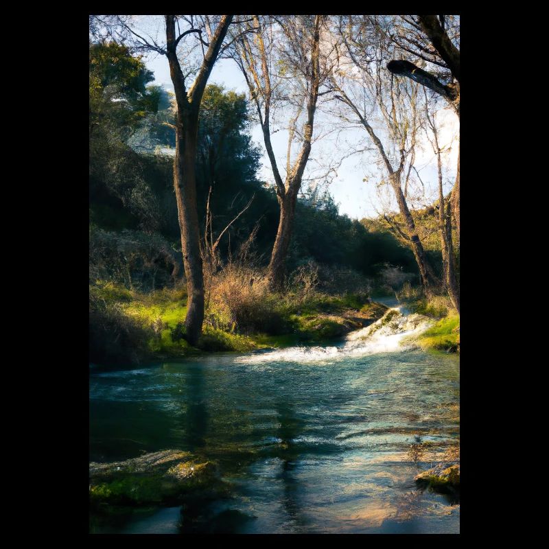 Forest River Wasserfall