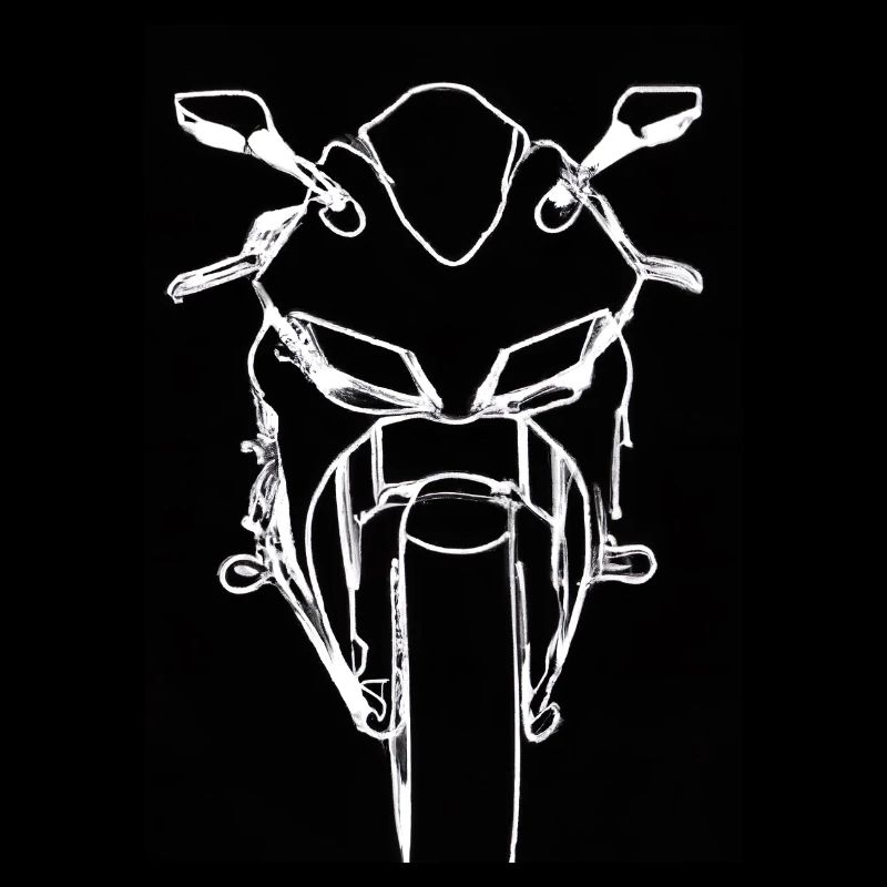 Umriss Motorrad