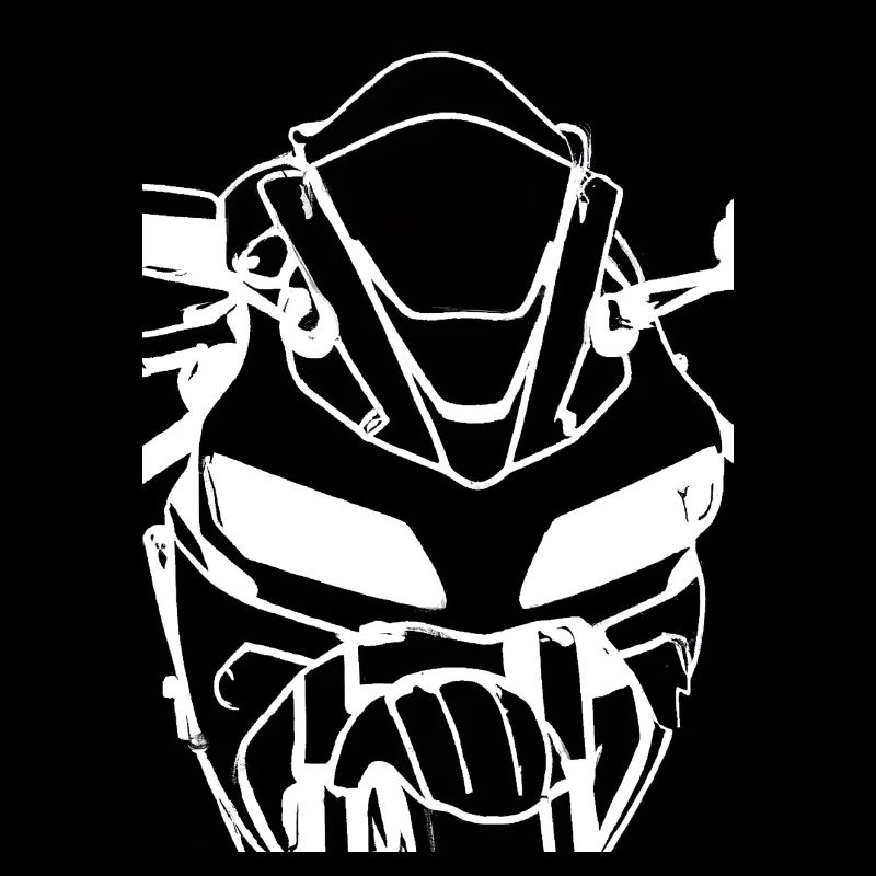 Umriss Motorrad