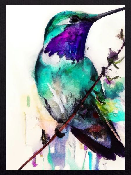 Bunter Vogel