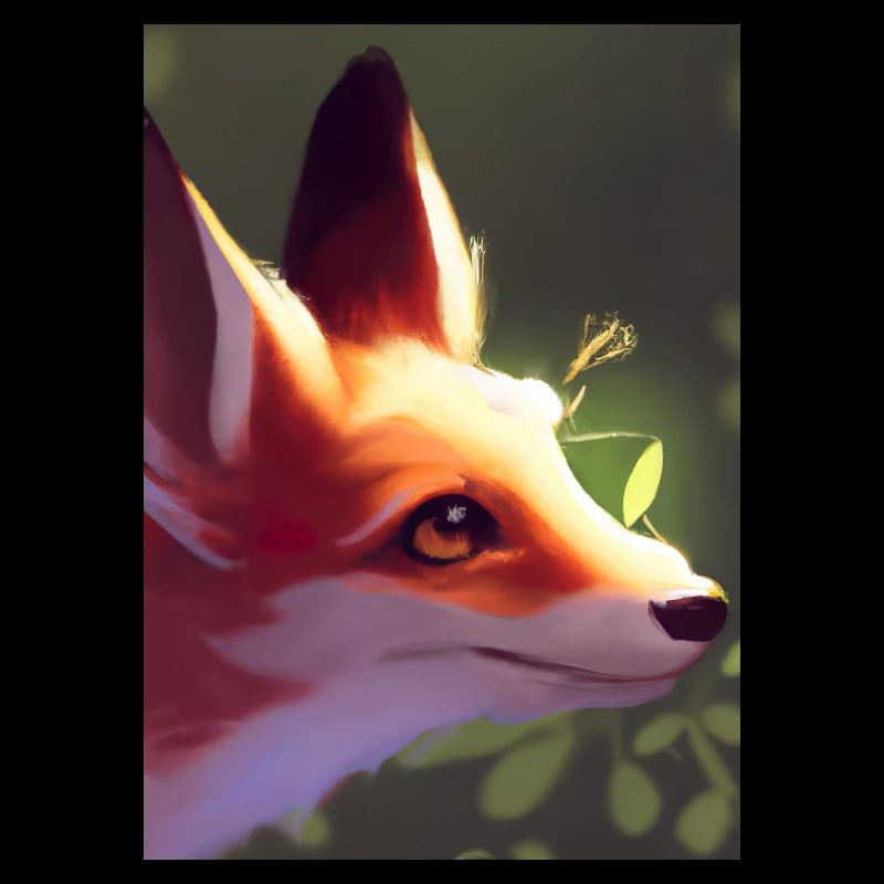 Niedliche Fuchs-Malerei