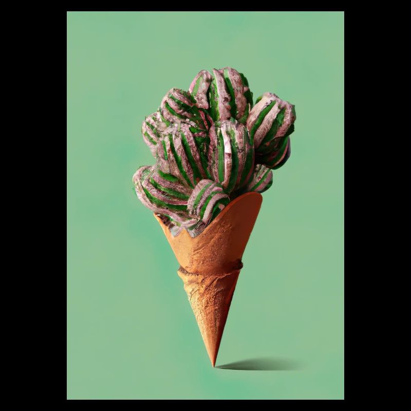 Kaktus-Eiscreme