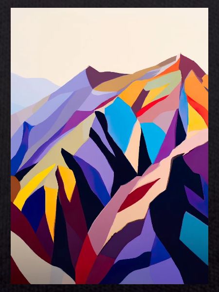 Bunte Berge