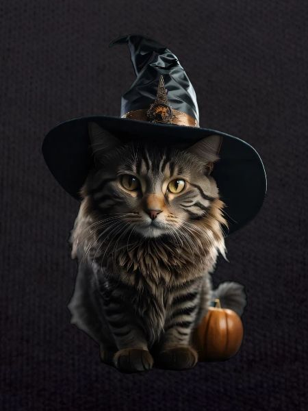 Witch Cat Halloween