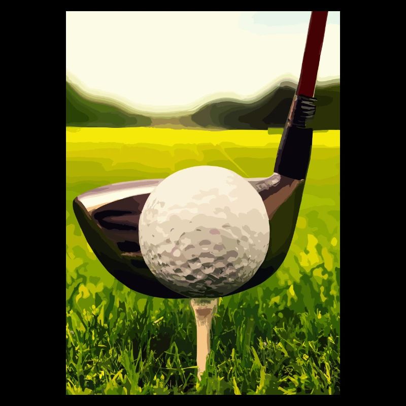 Golfball Abschlag