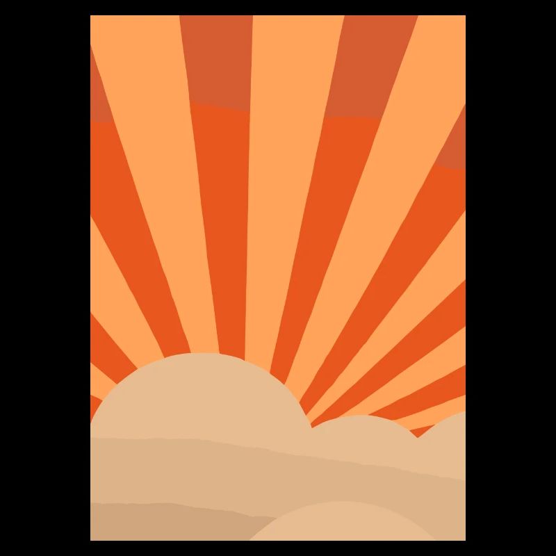 Orangefarbene Wolken
