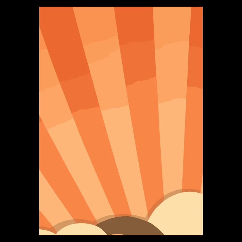 Orangefarbene Wolken