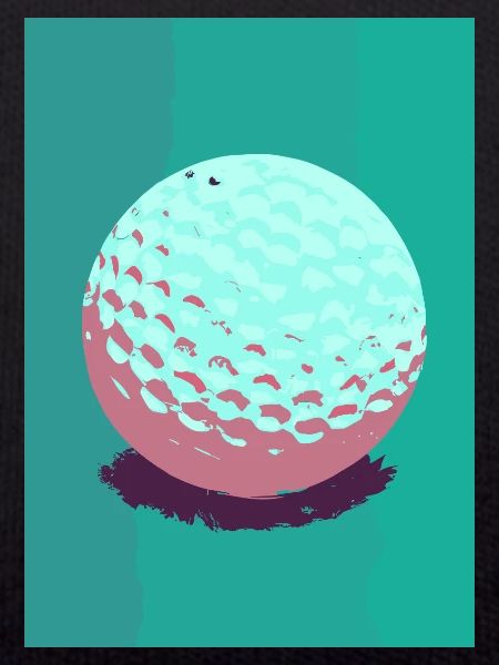 Retro-Golfball