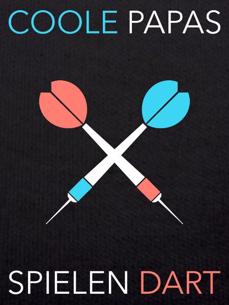 Cool dads playing darts