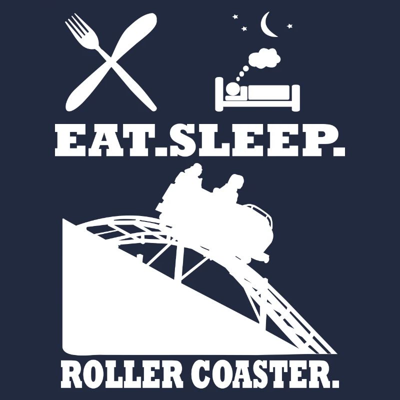 Roller Coaster T Shirt Manger Dormir