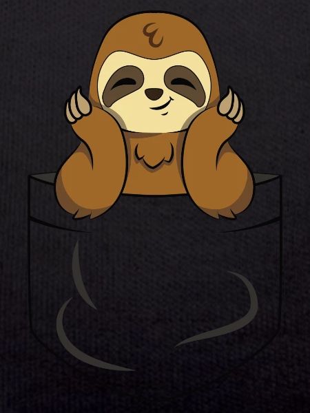 Sloth in breast pocket