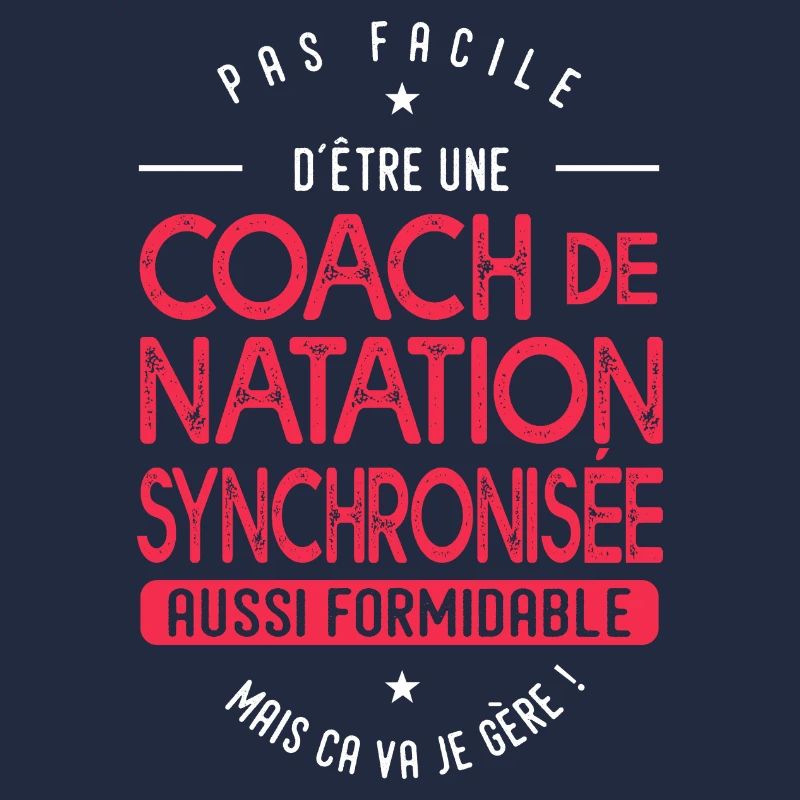 coach Natation synchronisée formidable cadeau
