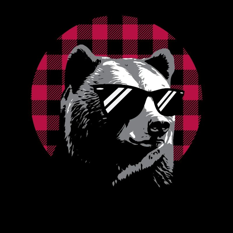 Red Buffalo Plaid Bär