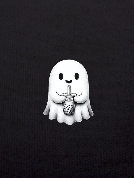 Cute Ghost Bubble Tea