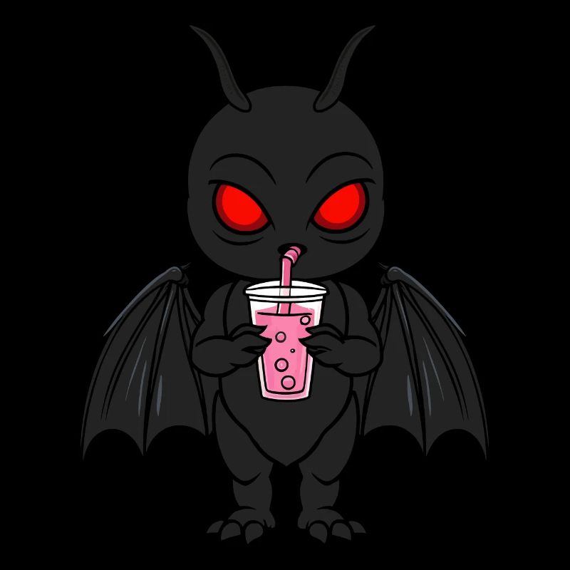 Mothman Bubble Tea