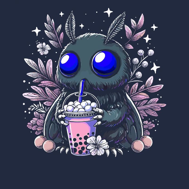 Mothman Bubble Tea