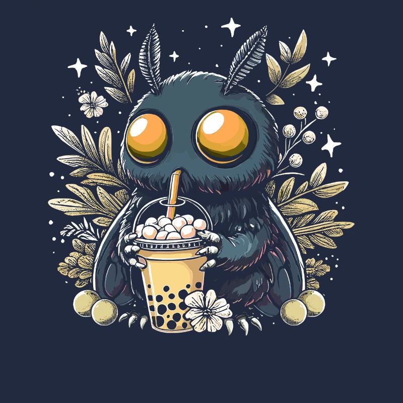 Mothman Bubble Tea